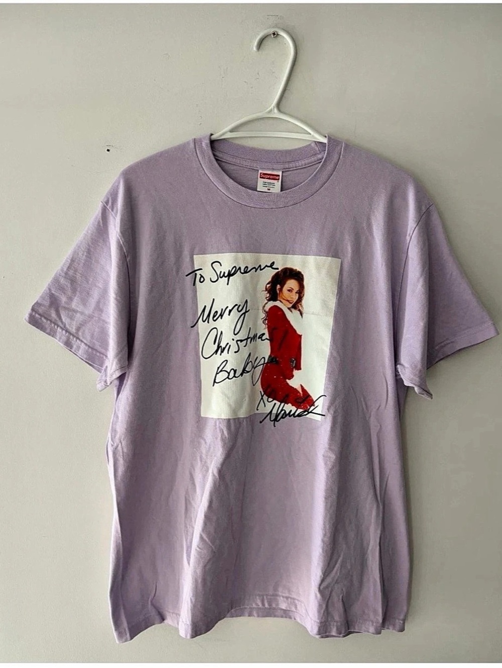 Supreme Mariah Carey Light Purple T-shirt Size M